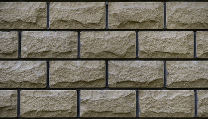Obraz premium Texture of grey decorative tiles in form of brick