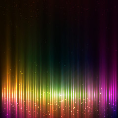 Colorful shining bright equalizer vector abstract background