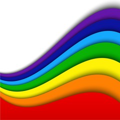 Abstract rainbow background