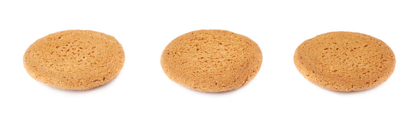 Set of cookies isolated over the white background