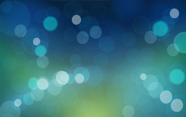 Abstract bokeh blue background