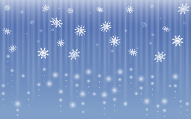 snowflake fall abstract background