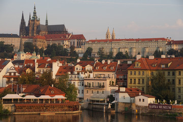 Prague  castle and St Vitus Cathedral
