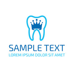 Dentist logo template.