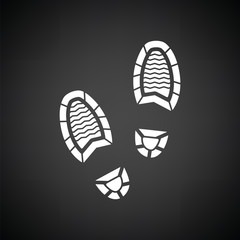 Man footprint icon