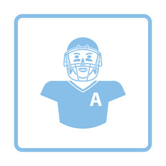 American football player icon