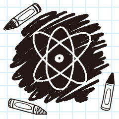 doodle atom icon