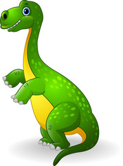 Cartoon green dinosaur


