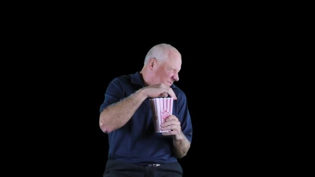 Man wincing and cringing.