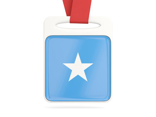 Flag of somalia, square card