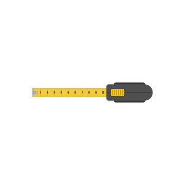 Tape measure isolated vector illustration