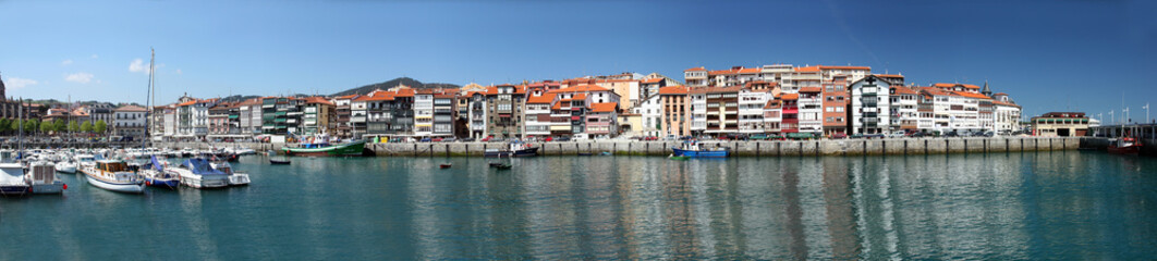 Fototapeta na wymiar Lekeitio Fishing Village in Basque Region, Spain