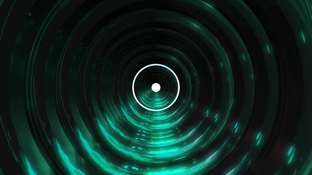 fantasy space tunnel fly through