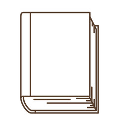 Book icon. literature education and learning theme. Isolated design. Vector illustration