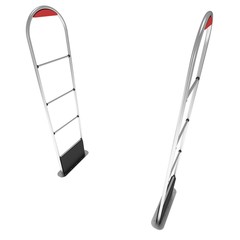 3D shoplifter scanner isolated on white