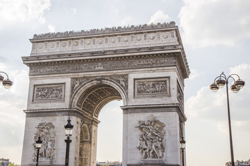 Fototapeta na wymiar arch of triumph arc de Triomphe arco di trionfo