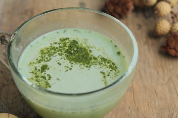 Matcha green tea powder