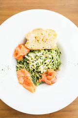 Spaghetti pesto
