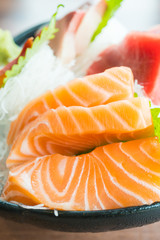 Raw fresh sashimi