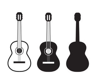 Naklejka premium Guitar logo