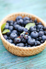 fresh blueberries