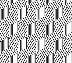 Cubes seamless pattern
