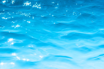 Pale blue surface of the water, soft waves