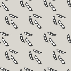 seamless bean pattern