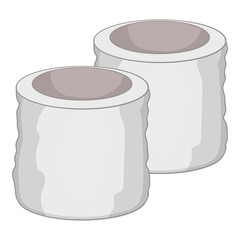 Tennis wristbands icon in cartoon style isolated on white background. Sport symbol vector illustration