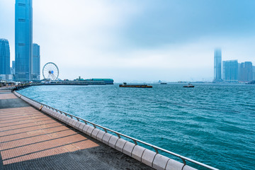 hong kong victoria harbor,china,asia.