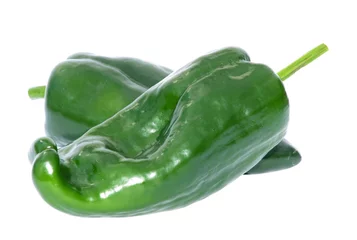Fototapete Rund poblano peppers © anphotos99