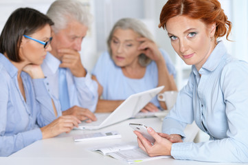 Obraz premium working business people In Office 