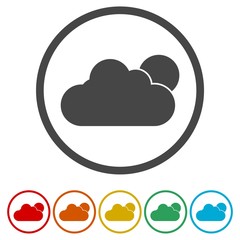 Weather icons color Design 