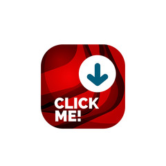 Abstract square button template