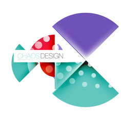 Circle abstract background