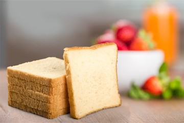 White bread.