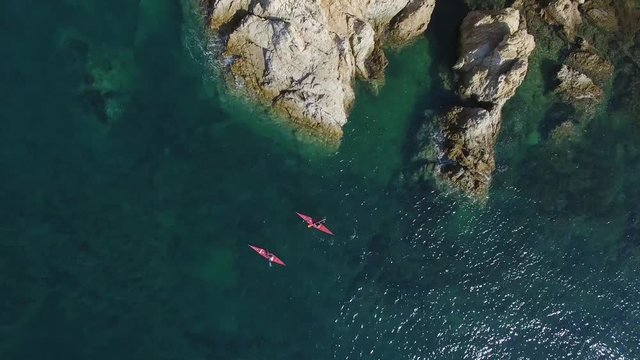 France, Cote d'Azur, Aerial view of Cap Leoube located near Bormes les mimosas, 4K, UHD (3840X2160)