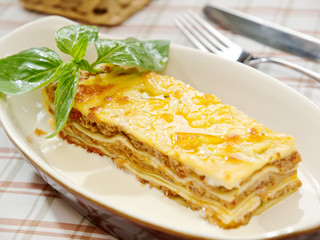 Classic Lasagna with bolognese sauce