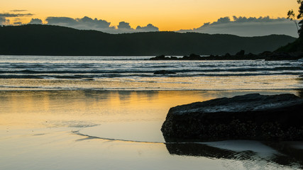Dawn at the beach