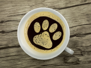 Kaffee für das Wartezimmer beim Tierarzt