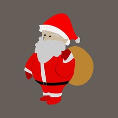 Santa Claus Flat Cartoon