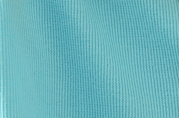 blue spandex fabric texture and background