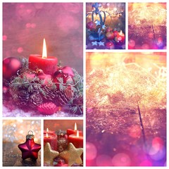 Weihnachten Collage - Stimmungsvolle Weihnachtszeit