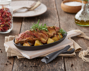 roasted lamb leg © Antonino D'Anna