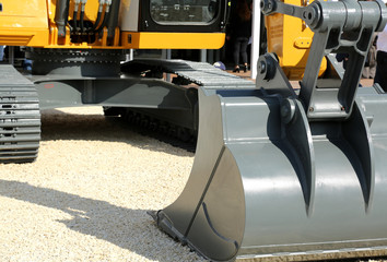A fragment of construction equipment