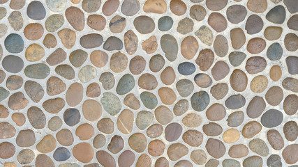 pattern of decorative slate stone wall surface