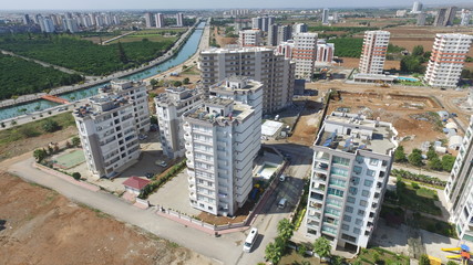 Kent,yaşam alanları,Yapılar,binalar,apartman,daire,tarım arazisi,hormonlu bina