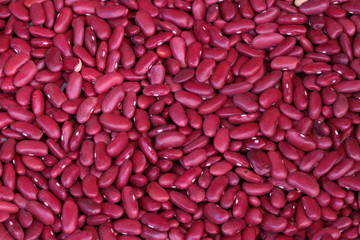 Red beans pattern as background