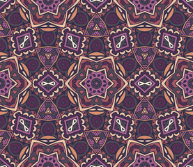 Abstract geometric mosaic seamless pattern 