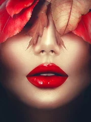 Herbstfrauenmodeporträt. Herbst. Modekunst Make-up © Subbotina Anna